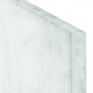 betonplaat glad wit